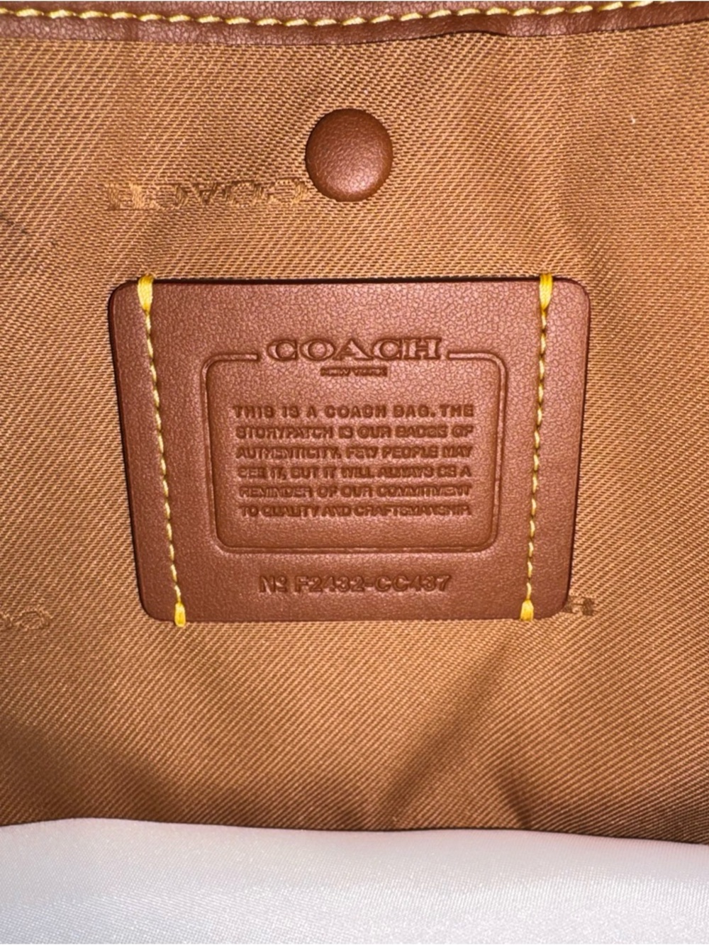 Coach Cary Small Soft Black Pebble Leather Crossbody Bag - Picture 5 of 11